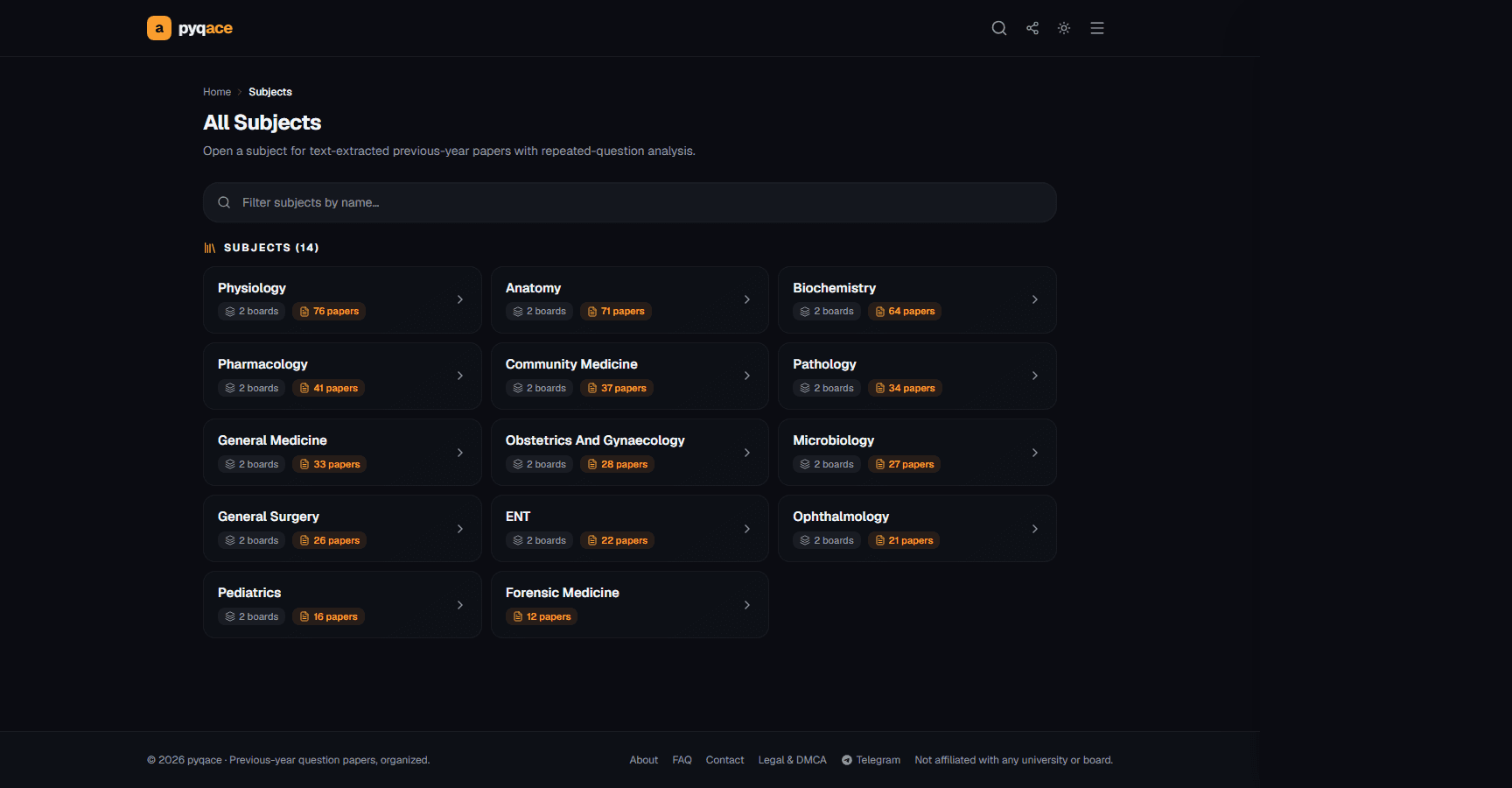 PyQHub subject explorer
